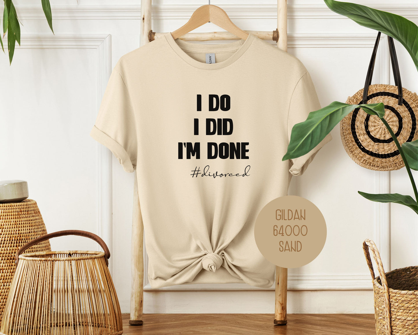 I Do, I Did, I'm Done Divorce Party Shirt