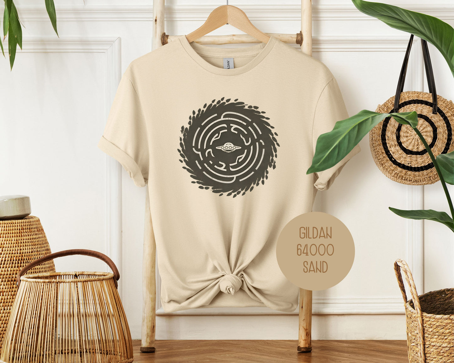 UFO Crop Circle Alien Shirt