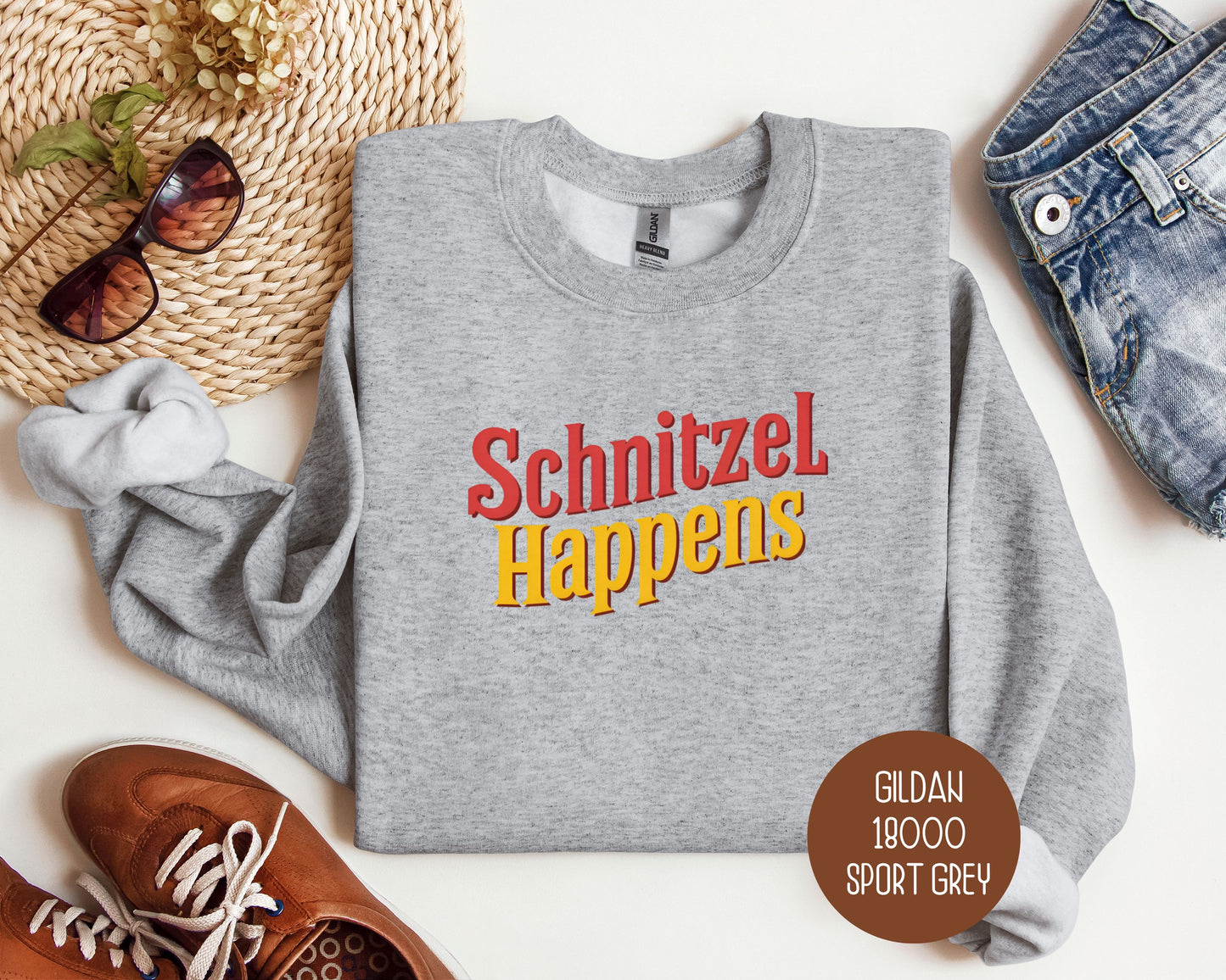 Schnitzel Happens Oktoberfest Sweatshirt