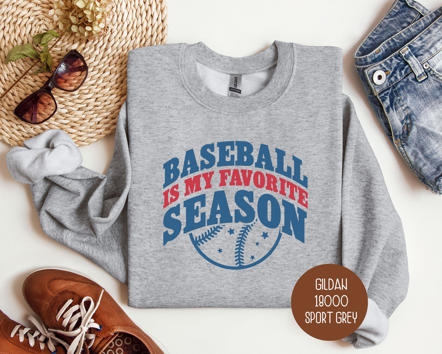 Baseball is My Favorite Season Sweatshirt