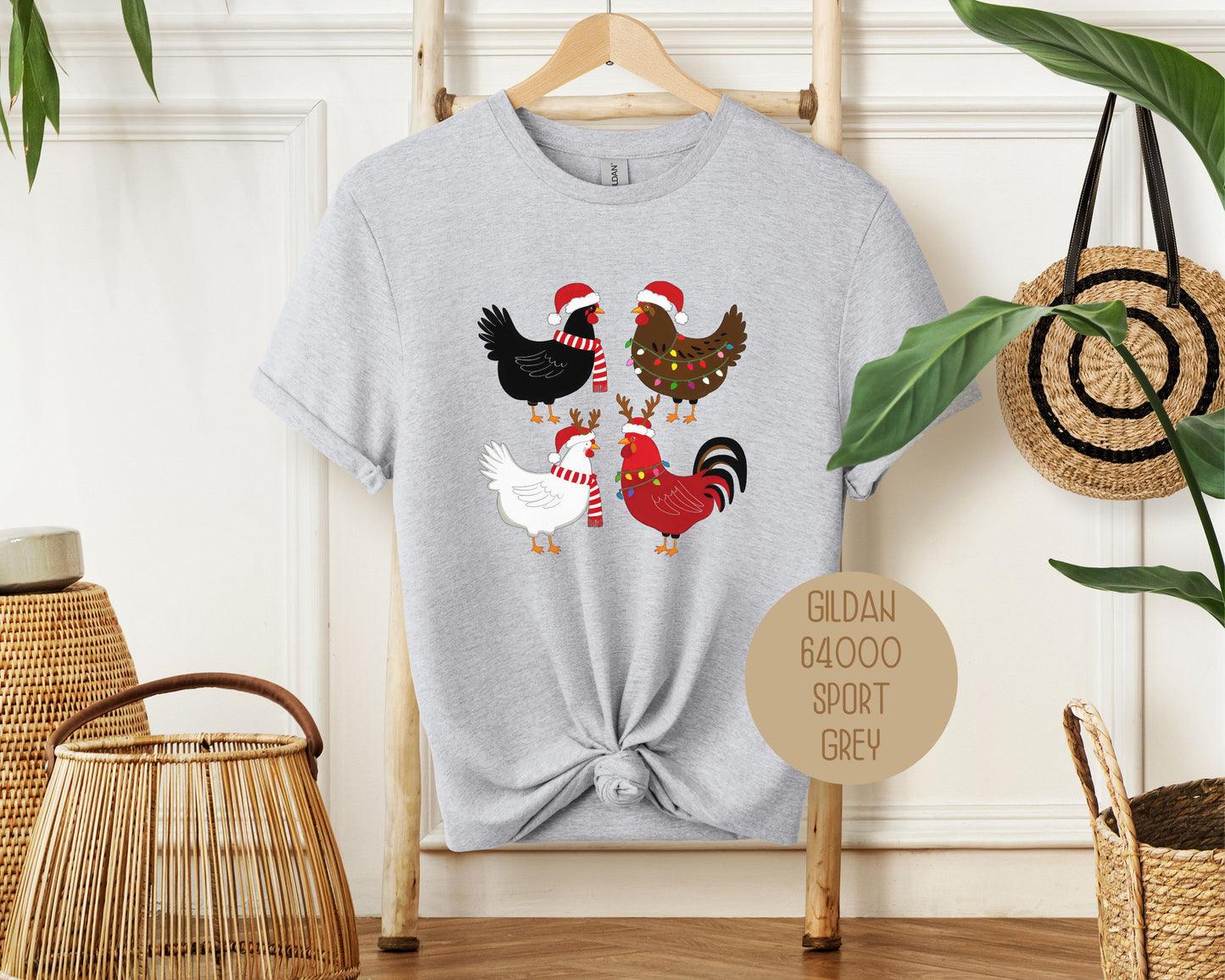 Cute Chickens Christmas Shirt