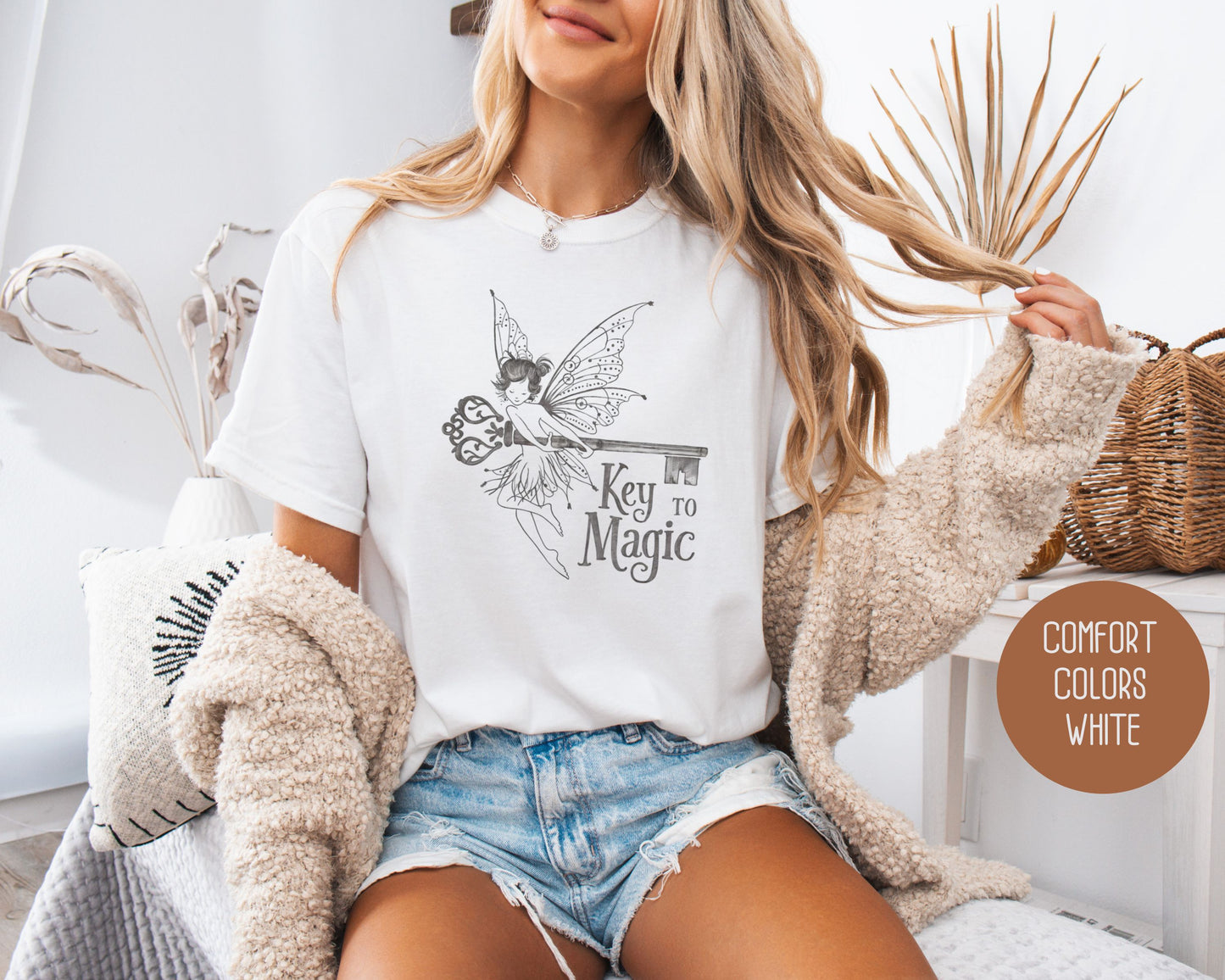 Fairy Key to Magic Comfort Colors Shirt