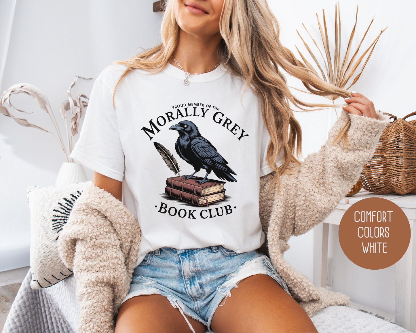 Morally Grey Book Club Comfort Colors Shirt