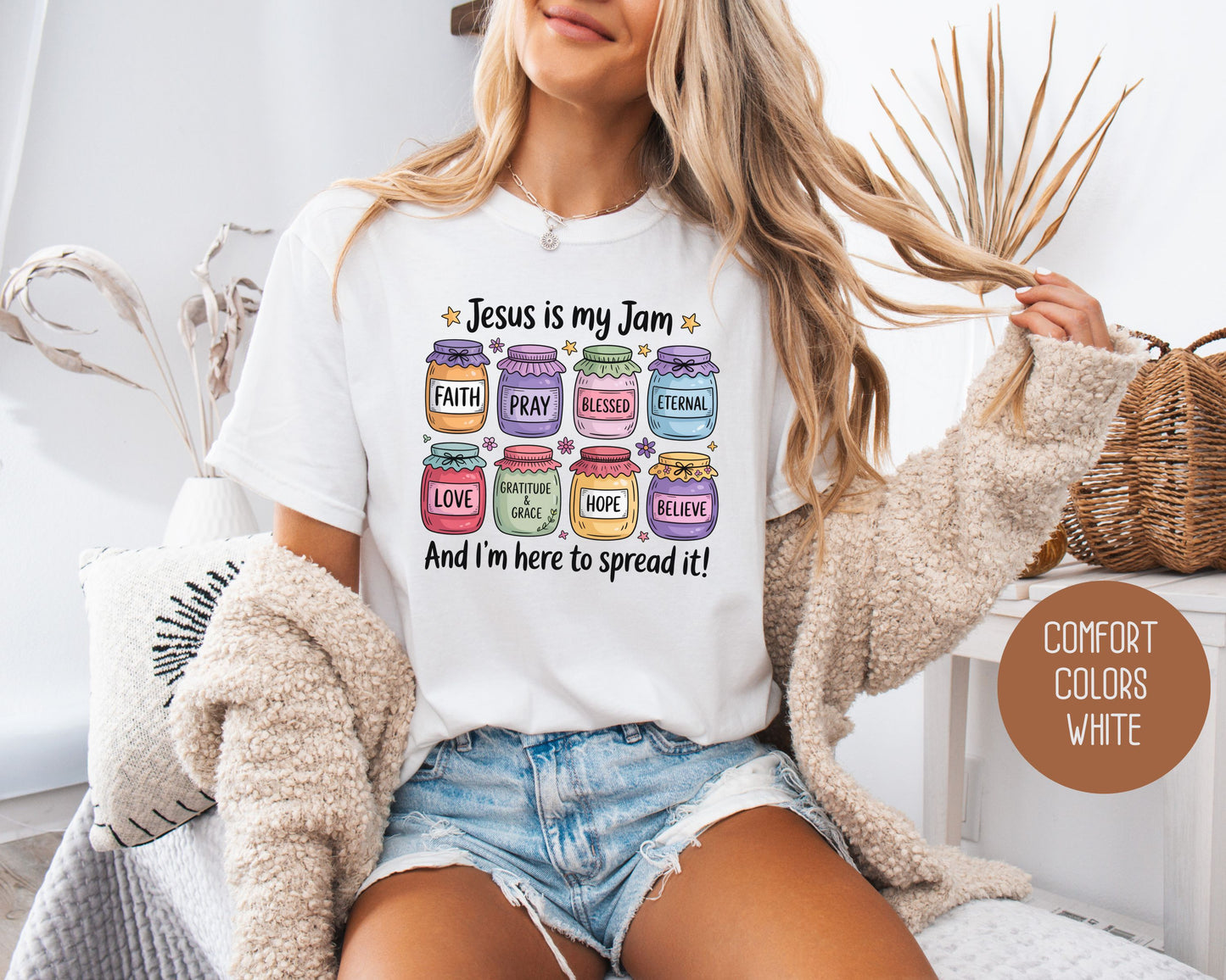 Jesus is My Jam Comfort Colors Shirt