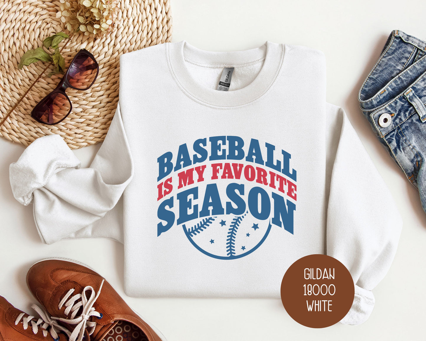 Baseball is My Favorite Season Sweatshirt