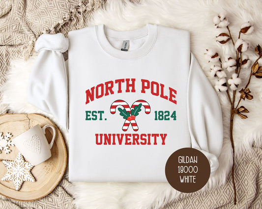 North Pole University Christmas Sweatshirt