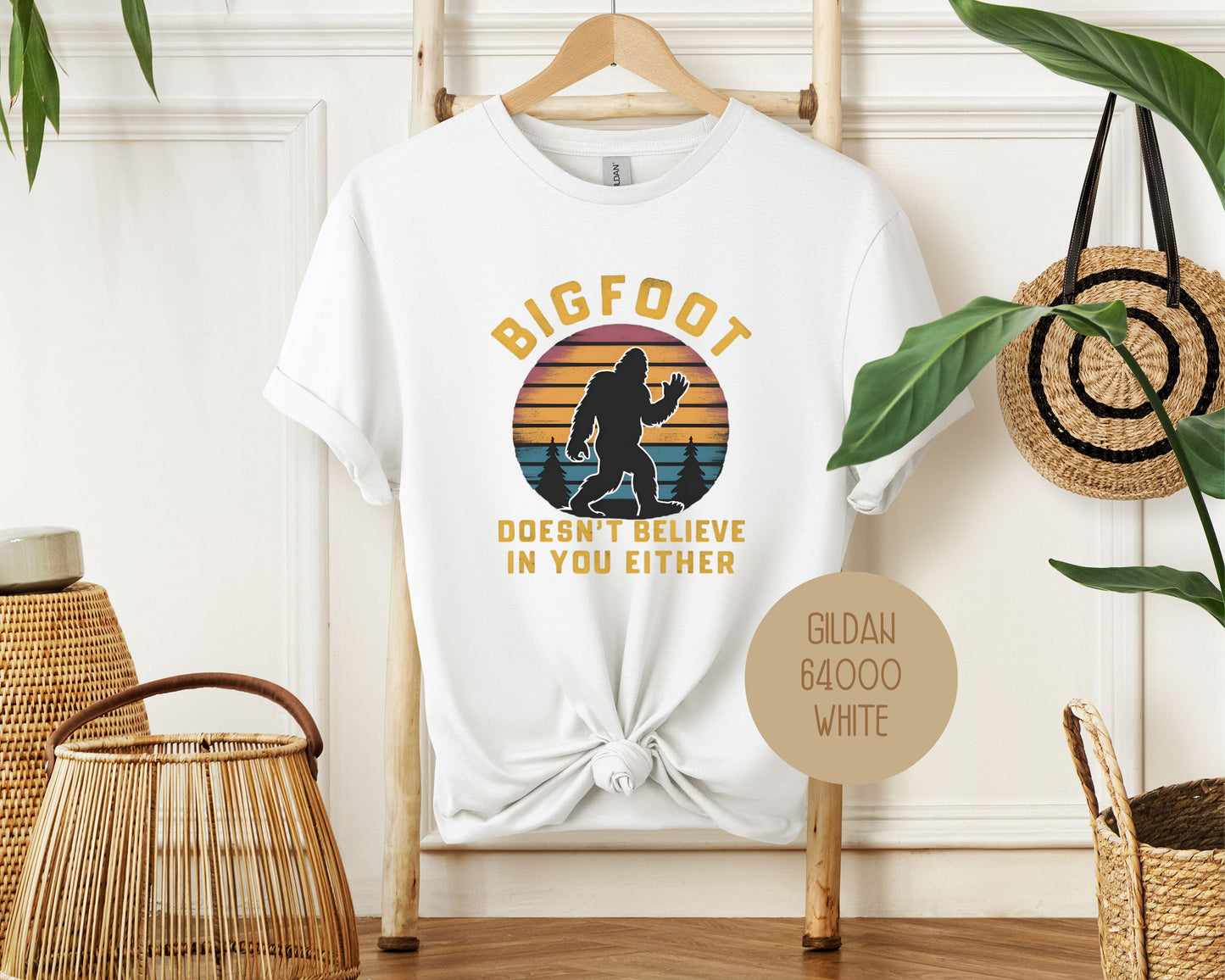Bigfoot Doesn't Believe In You Either Shirt