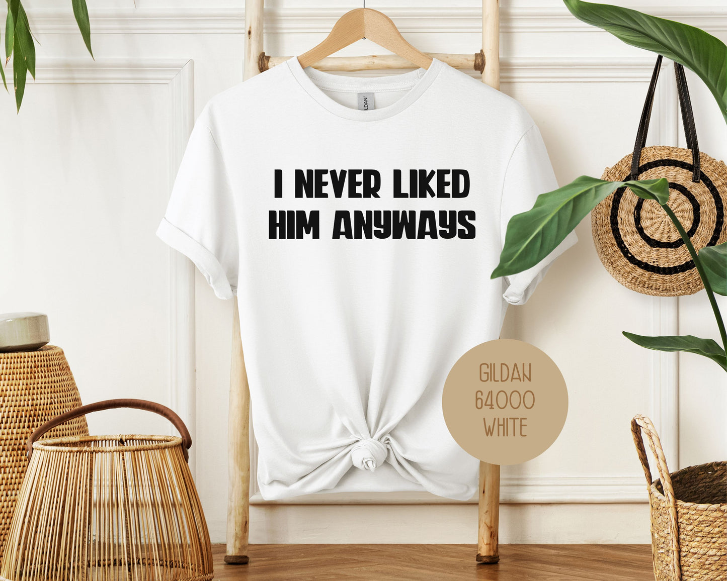 I Never Liked Him Anyways Divorce Party Shirt