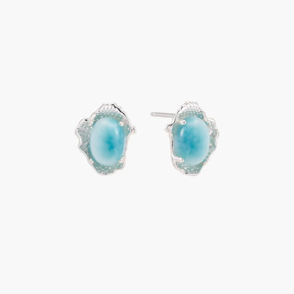 Larimar Dreams Studs