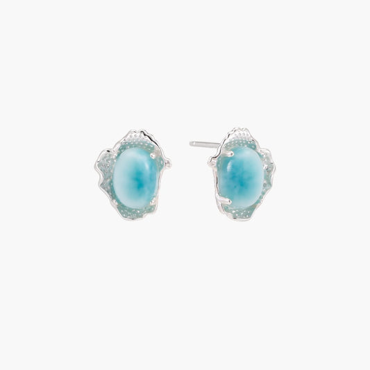 Larimar Dreams Studs