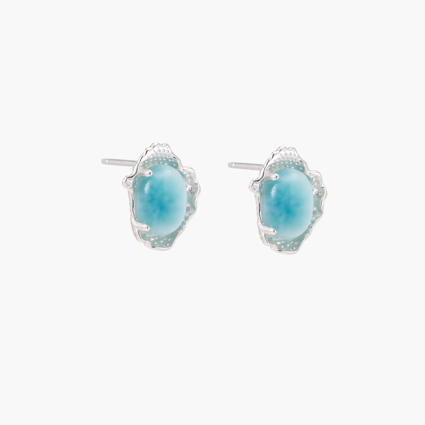 Larimar Dreams Studs