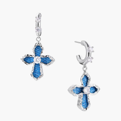 Denim Cross Drops