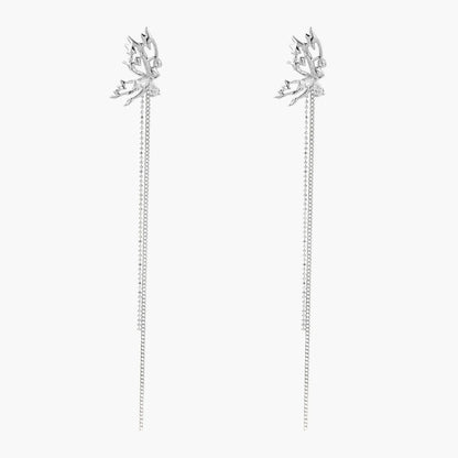 Ethereal Leaf Cascade Earrings
