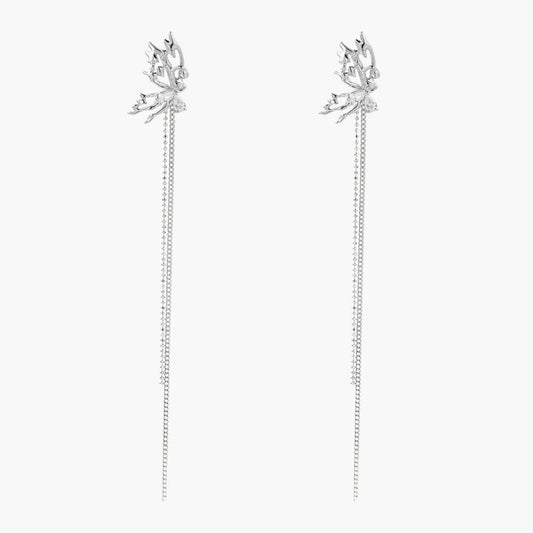 Ethereal Leaf Cascade Earrings