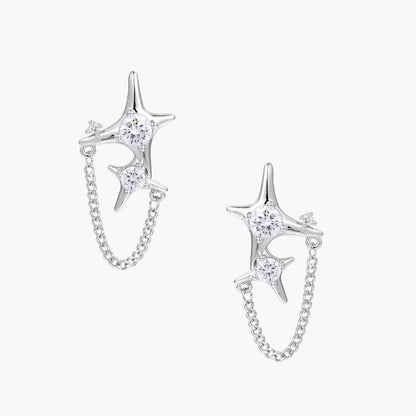 Stardust Chain Studs