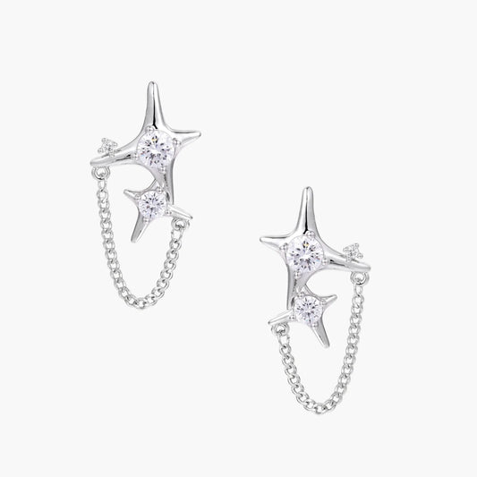 Stardust Chain Studs