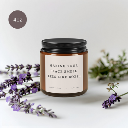 Making Your Place Smell Less Like Boxes Scented Soy Wax Candle Home Decor  CreativeSpecialTs