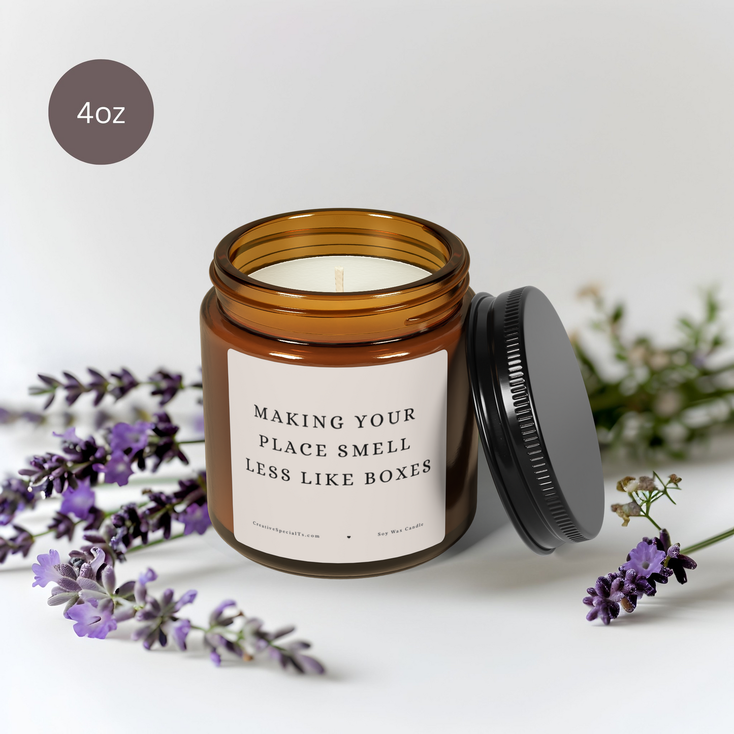 Making Your Place Smell Less Like Boxes Scented Soy Wax Candle Home Decor  CreativeSpecialTs