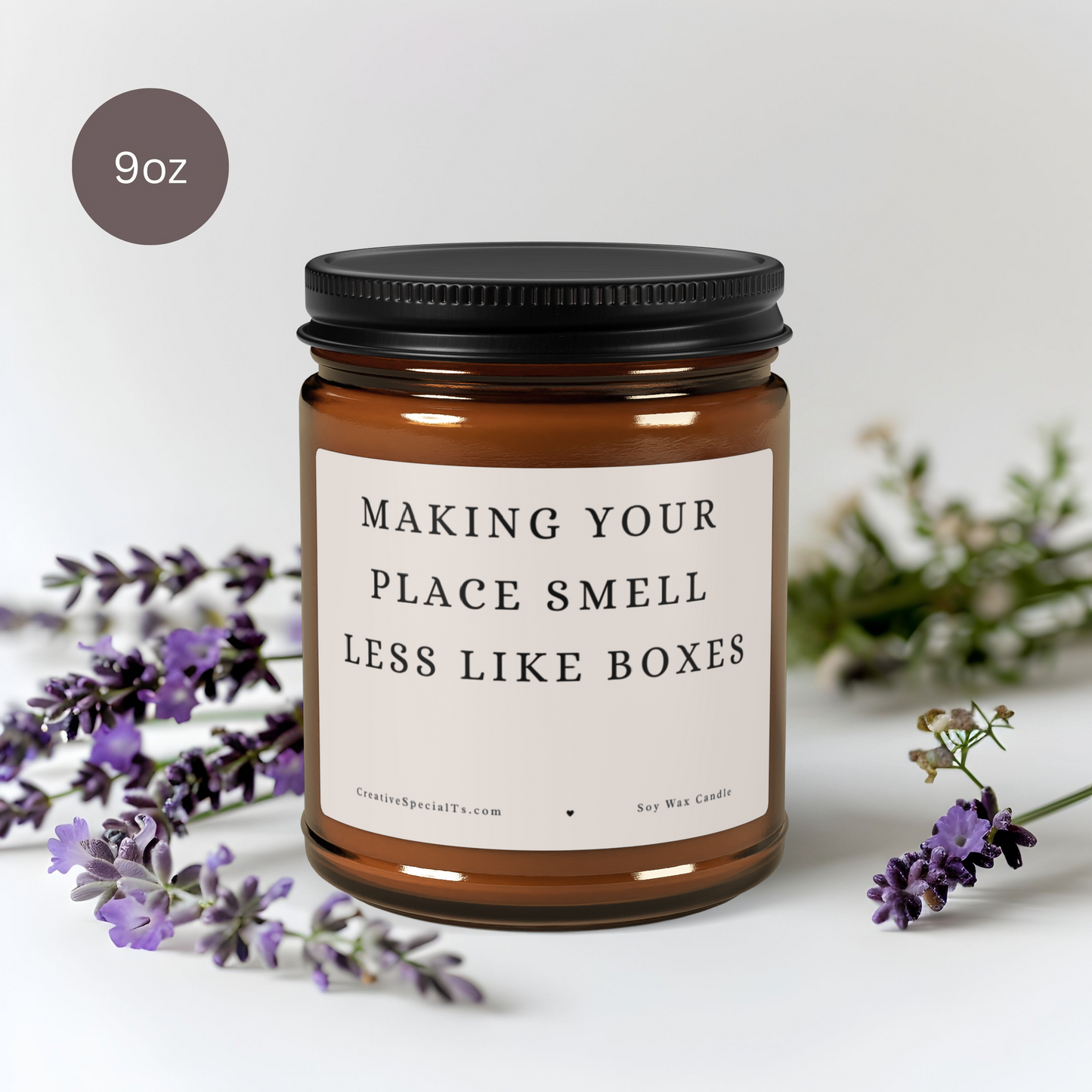 Making Your Place Smell Less Like Boxes Scented Soy Wax Candle Home Decor  CreativeSpecialTs