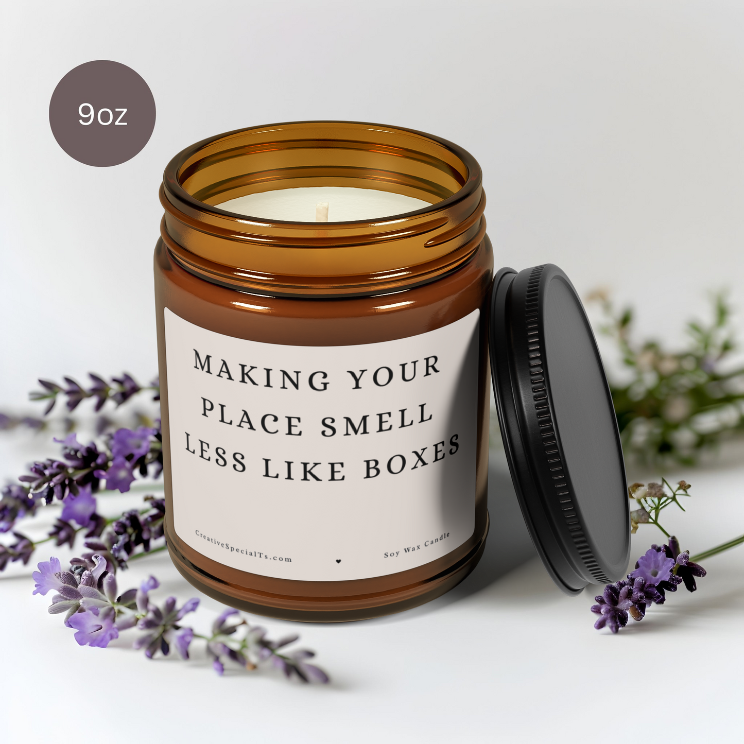 Making Your Place Smell Less Like Boxes Scented Soy Wax Candle Home Decor  CreativeSpecialTs