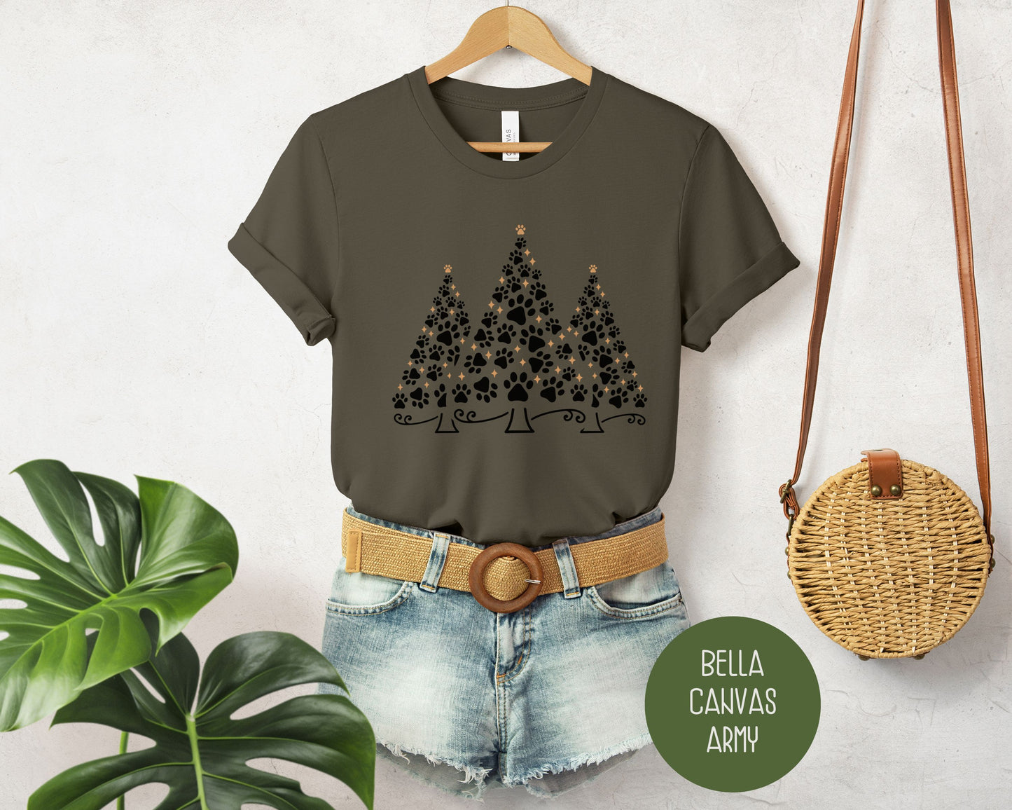 Christmas Paw Tree Shirt