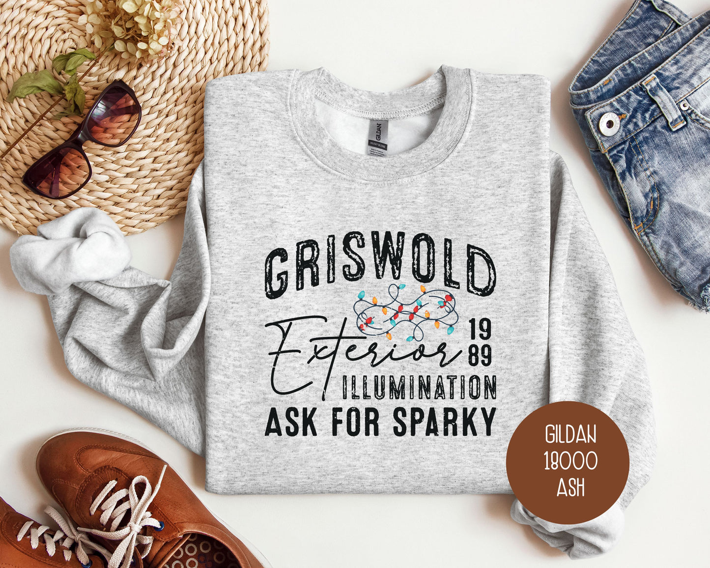 Griswold Exterior Illumination Ask For Sparky Sweatshirt
