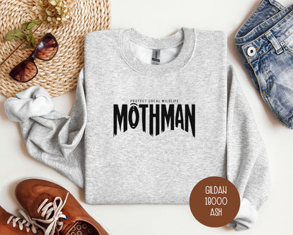 Mothman Protect Local Wildlife Sweatshirt
