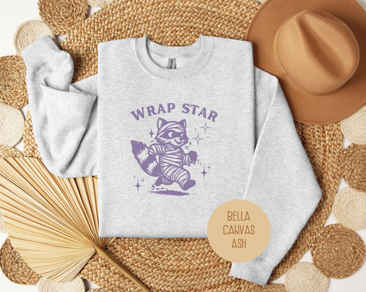 Wrap Star Mummy Raccoon Sweatshirt