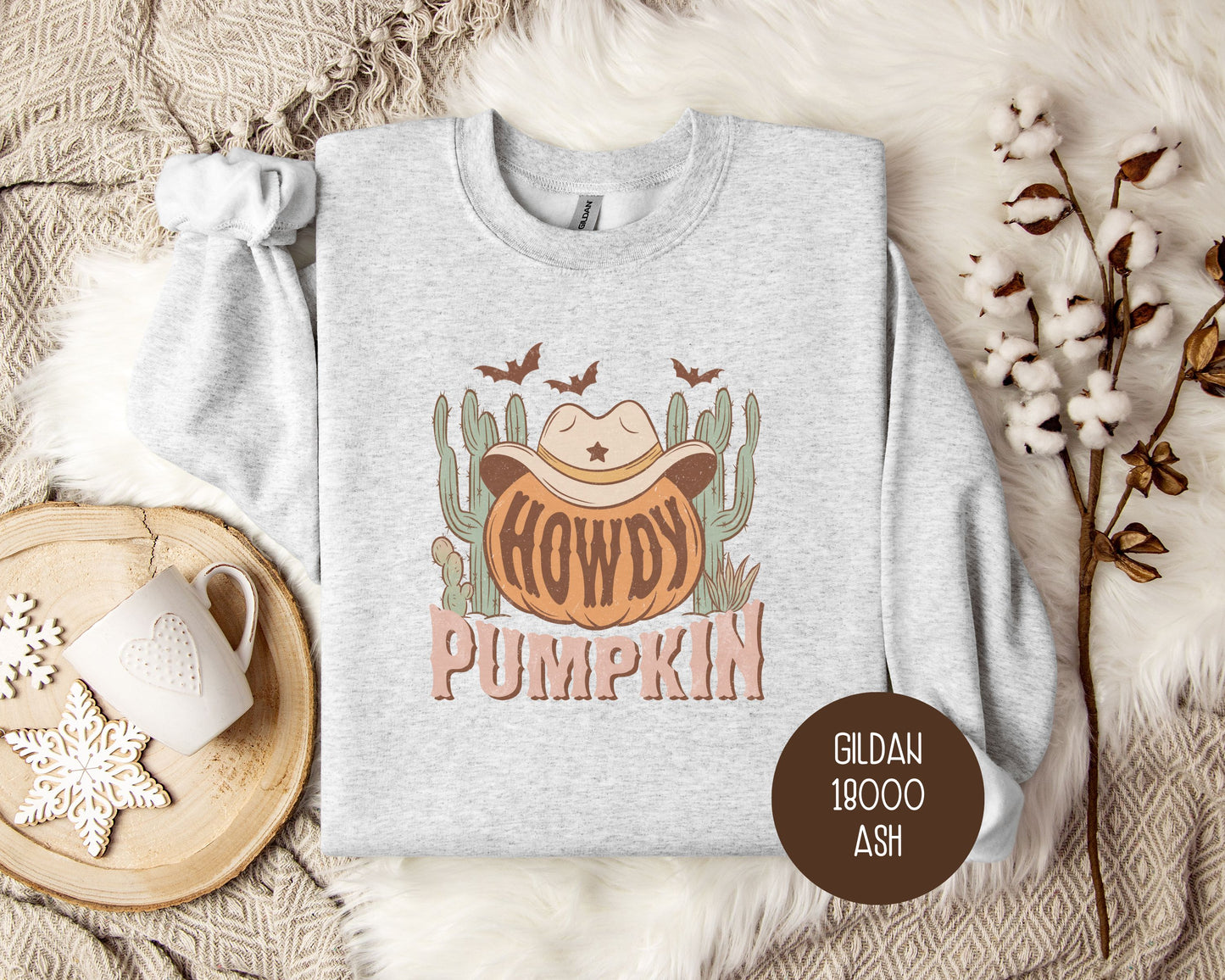 Howdy Pumpkin Western Sweatshirt