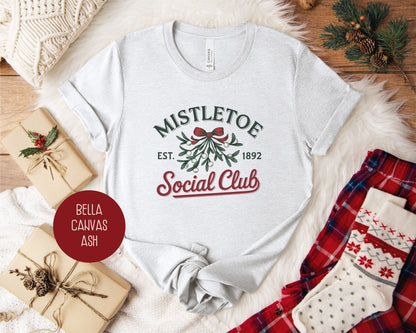 Mistletoe Social Club Christmas Shirt