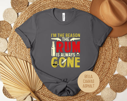 I'm The Reason the Rum is Always Gone Shirt