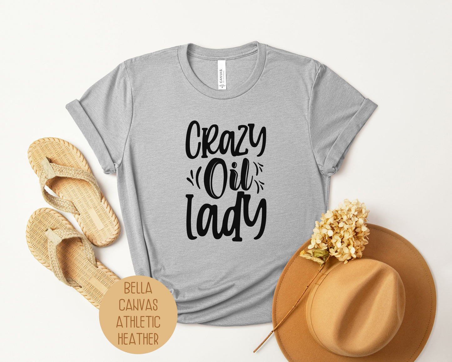 Crazy Oil Lady Essential Oil Lover Shirt