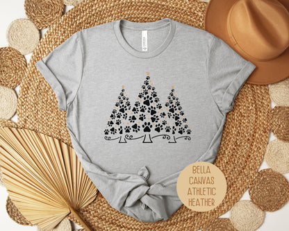 Christmas Paw Tree Shirt