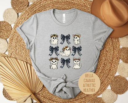 Ghost Cat Coquette Shirt