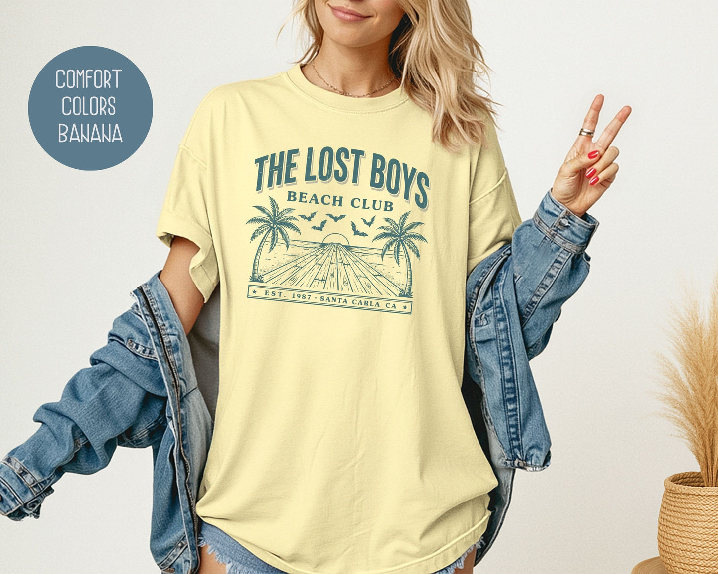 Lost Boys Beach Club Comfort Colors Shirt T-Shirt  CreativeSpecialTs