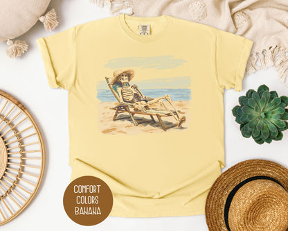 Skeleton Beach Life Comfort Colors Shirt