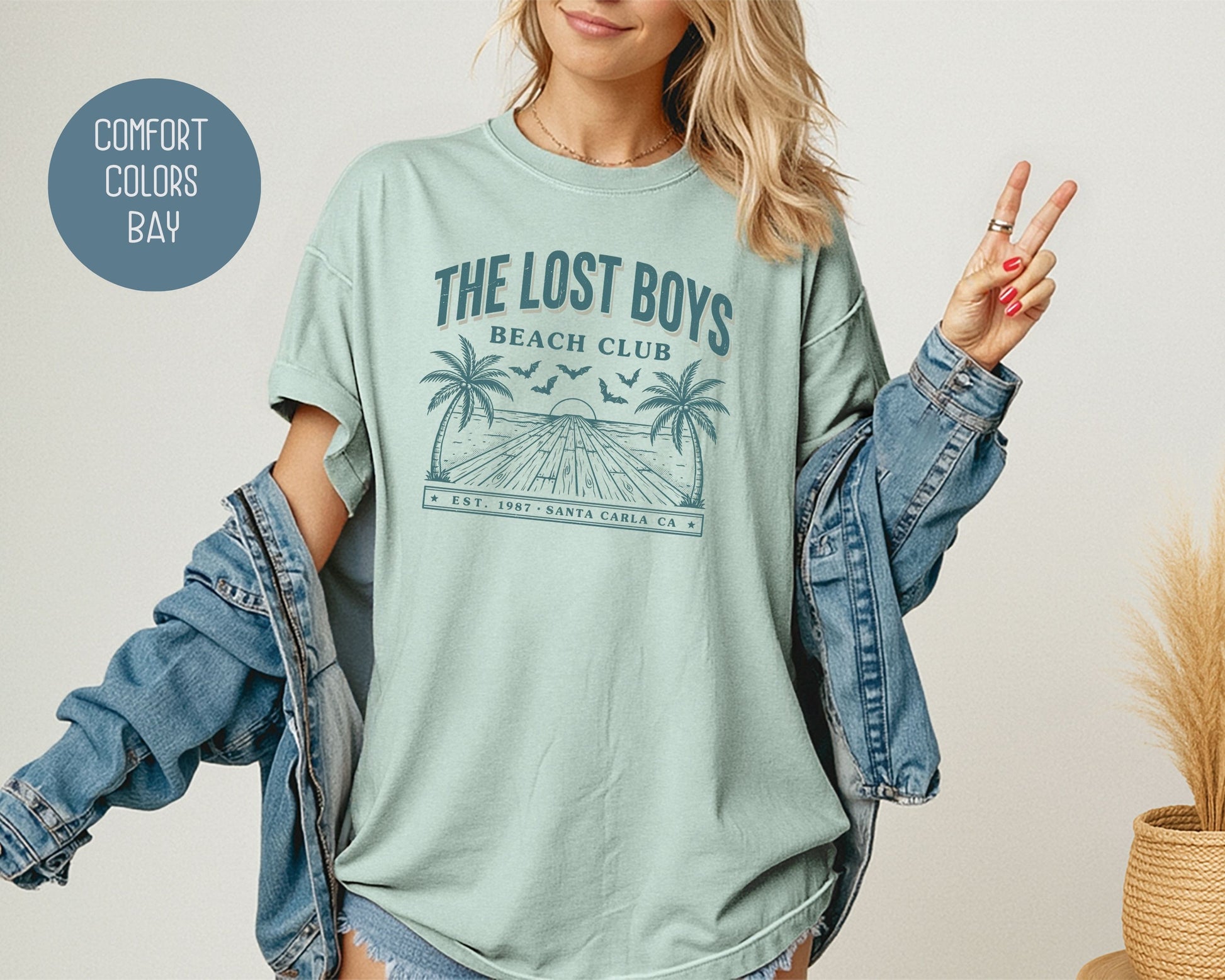 Lost Boys Beach Club Comfort Colors Shirt T-Shirt  CreativeSpecialTs