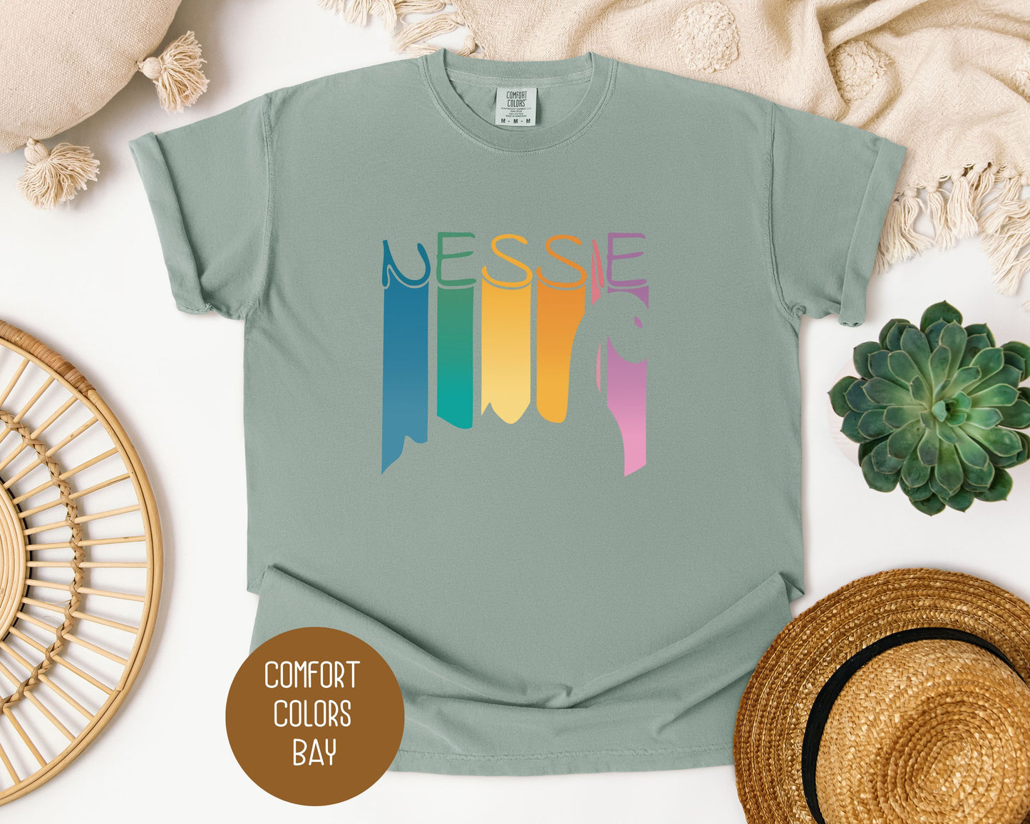 Retro Nessie Rainbow Shirt