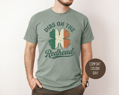 Dibs on the Redhead Comfort Colors Shirt T-Shirt  CreativeSpecialTs
