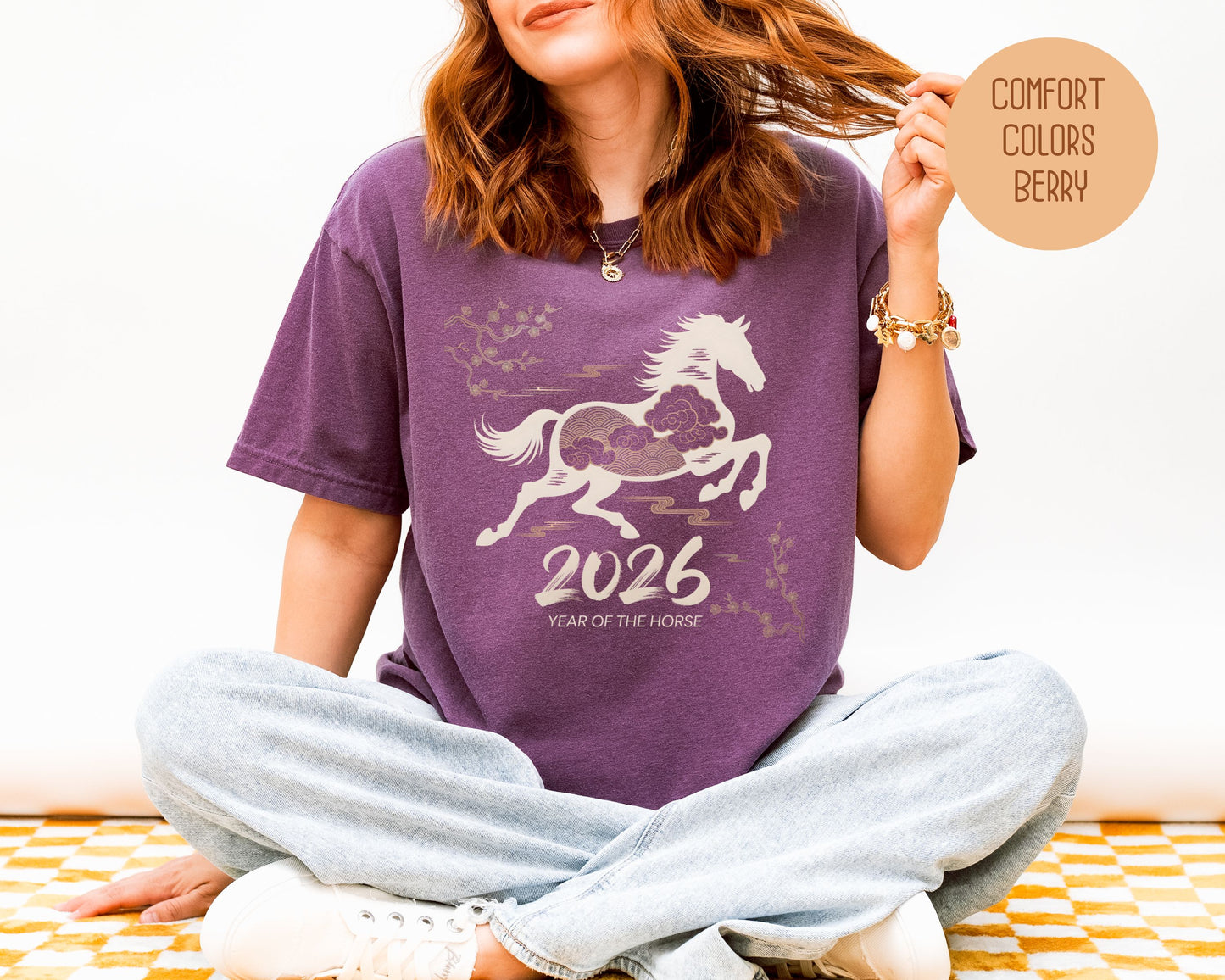 Chinese New Year 2026 Year of the Horse Comfort Colors Shirt T-Shirt  CreativeSpecialTs