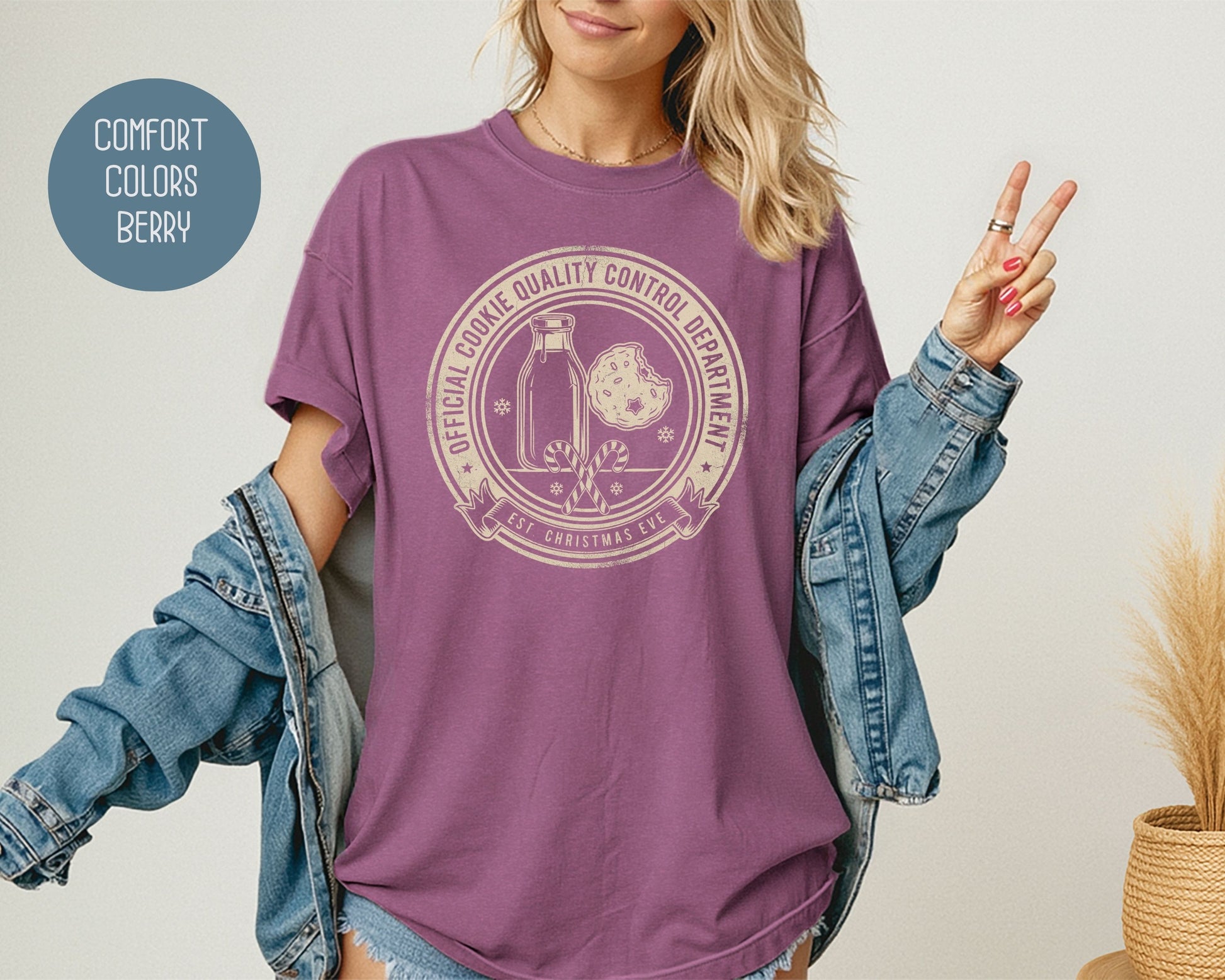 Official Cookie Quality Control Department Comfort Colors Shirt T-Shirt  CreativeSpecialTs