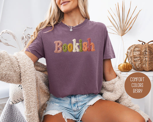 Bookish Faux Yarn Comfort Colors Shirt