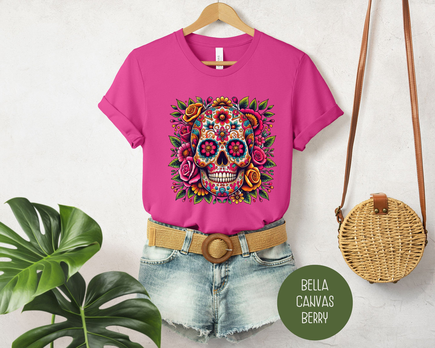 Sugar Skull Day of the Dead Dia De Los Muertos Shirt