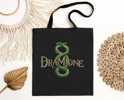 Dramione Fanfiction Book Themed Canvas Tote Bag