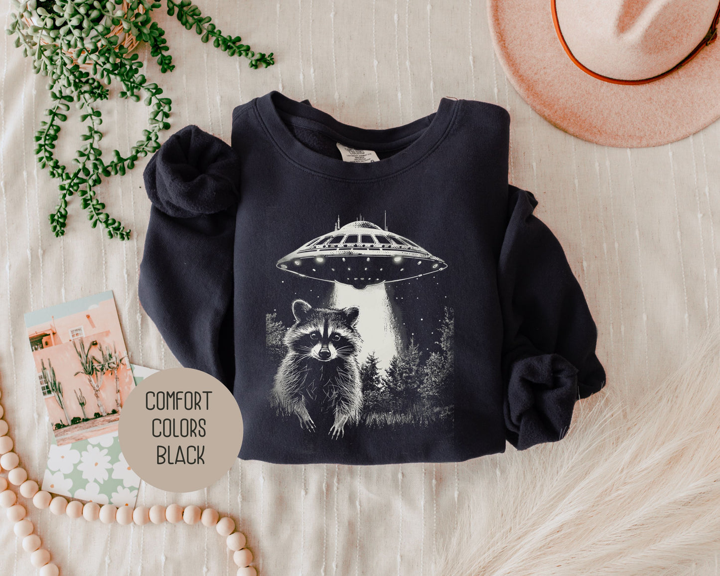 Comfort Colors Raccoon Lover Sweatshirt