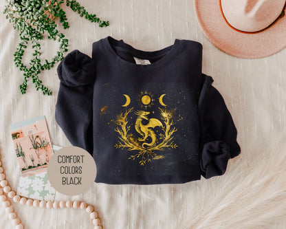 Moon Dragon Comfort Colors Sweatshirt