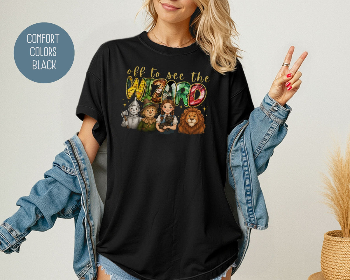 Off To See The Wizard Comfort Colors Shirt T-Shirt  CreativeSpecialTs