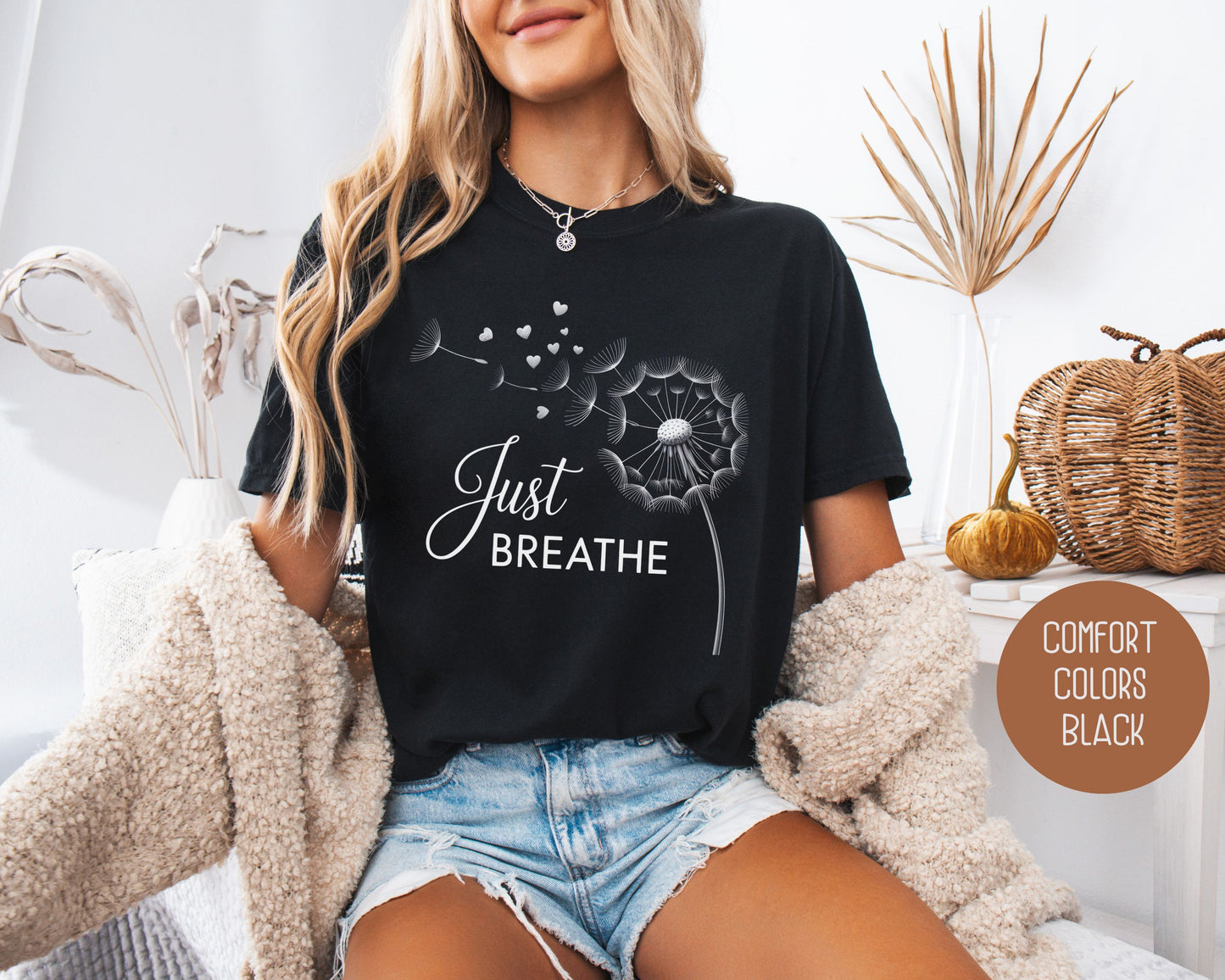 Just Breathe Comfort Colors Shirt