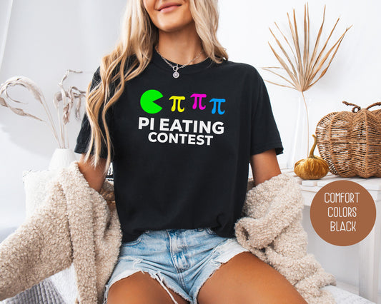 Pi Day Pi Eating Contest Comfort Colors Shirt CreativeSpecialTs  Printify