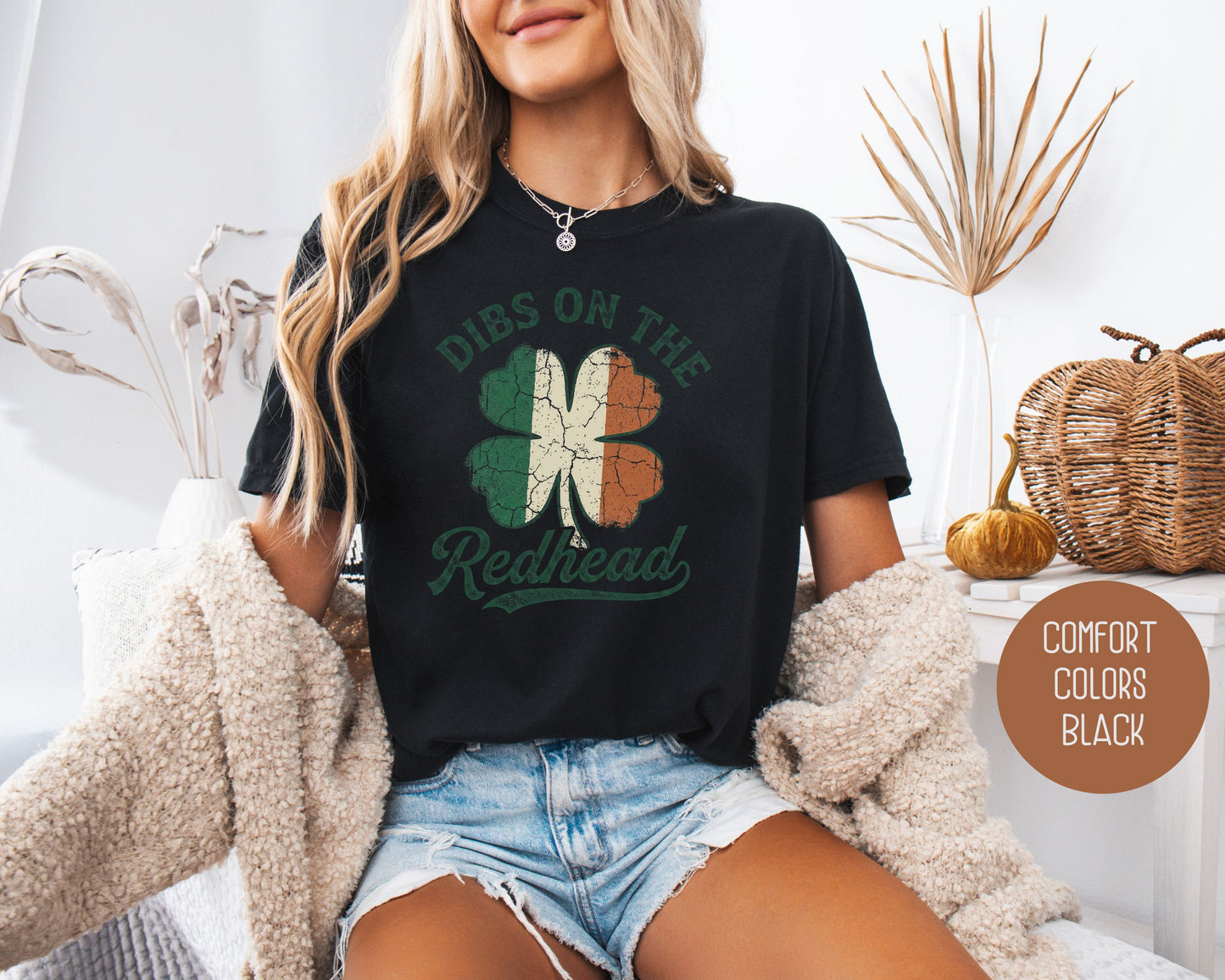 Dibs on the Redhead Comfort Colors Shirt T-Shirt  CreativeSpecialTs